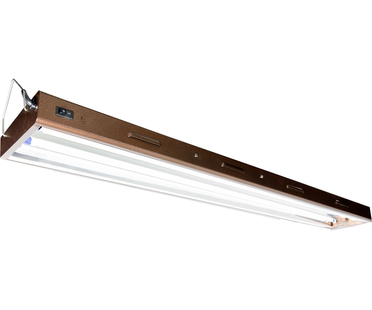 T5 Designer 4ft Tube Fixture - Agrobrite Designer T5 108W 4' 2-Tube Fixture with Lamps