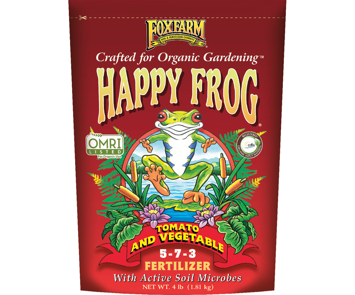 FoxFarm Happy Frog Tomato & Vegetable Fertilizer - FoxFarm Happy Frog® Tomato & Vegetable Fertilizer, 4 lb bag