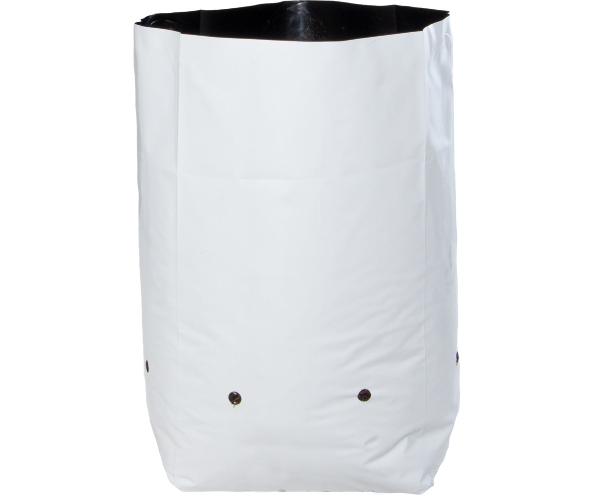 Hydrofarm Black & White Grow Bags - Hydrofarm Black & White Grow Bag, 3 gal (20 packs of 25)
