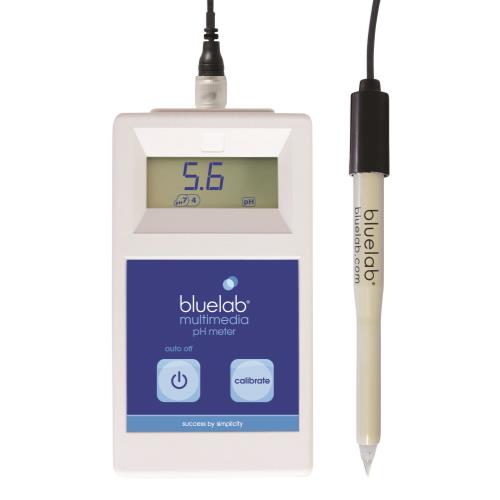 Bluelab® Multimedia pH Meter with Leap pH Probe - Bluelab Multimedia pH Meter (Leap Probe Included)
