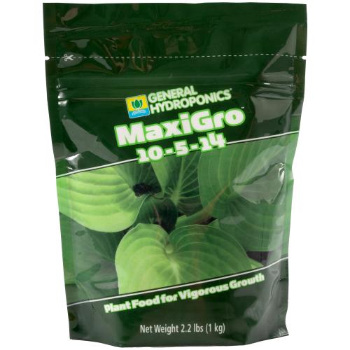 General Hydroponics® MaxiGro 10 - 5 - 14 - GH MaxiGro 2.2 lb (12/Cs)