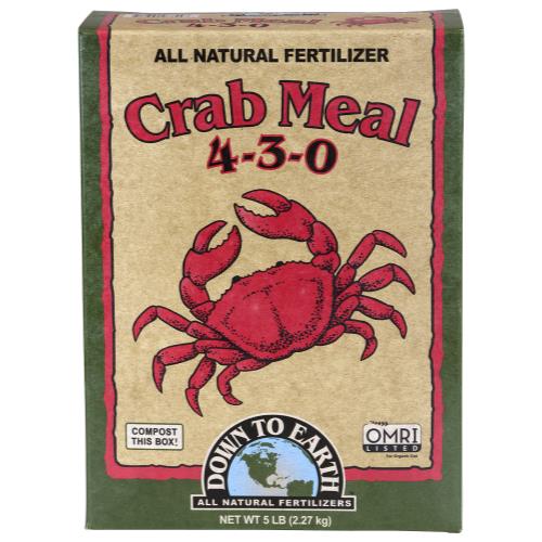 Down To Earth Crab Meal 4 - 3 - 0 - Down To Earth Crab Meal - 5 lb (6/Cs)