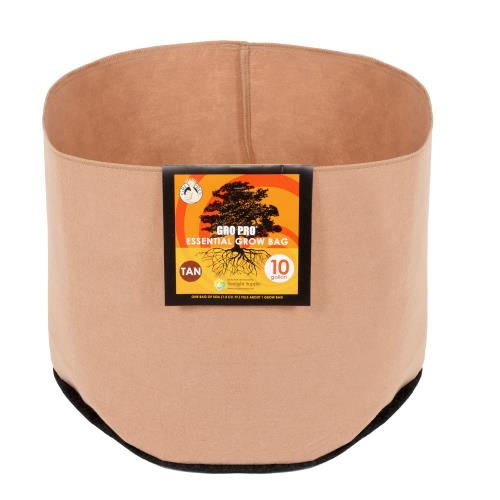 Gro Pro® Essential Round Fabric Pots - Tan