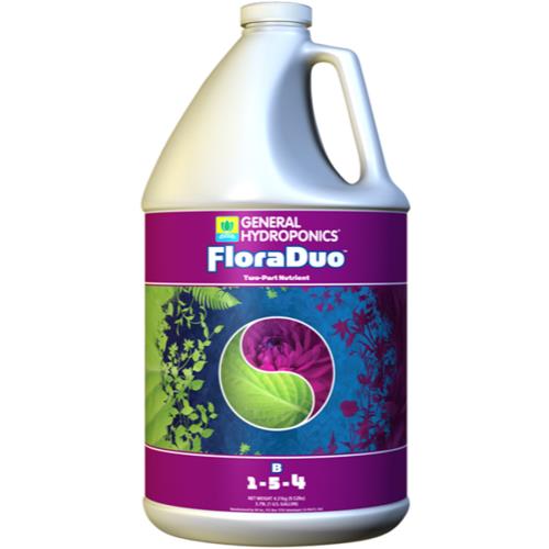 General Hydroponics® FloraDuo® Hydroponics B 1 - 5 - 4 - GH Flora Duo B Gallon (4/Cs)