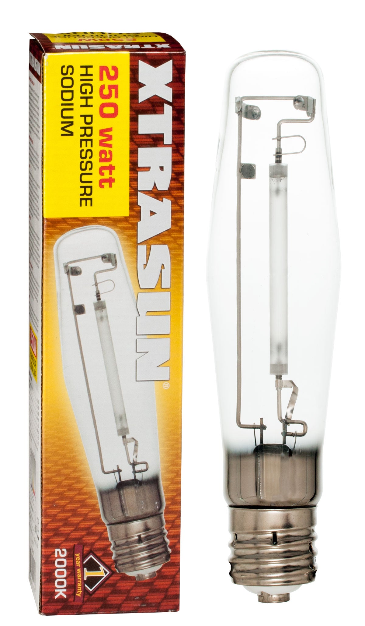 Xtrasun Sodium Lamps - Xtrasun High Pressure Sodium (HPS) Lamp, 250W, 2000K