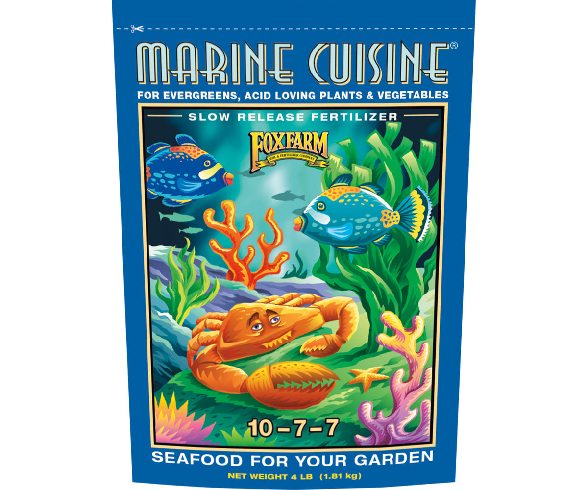 Marine Cuisine Dry Fertilizer - FoxFarm Marine Cuisine Dry Fertilizer, 4 lbs