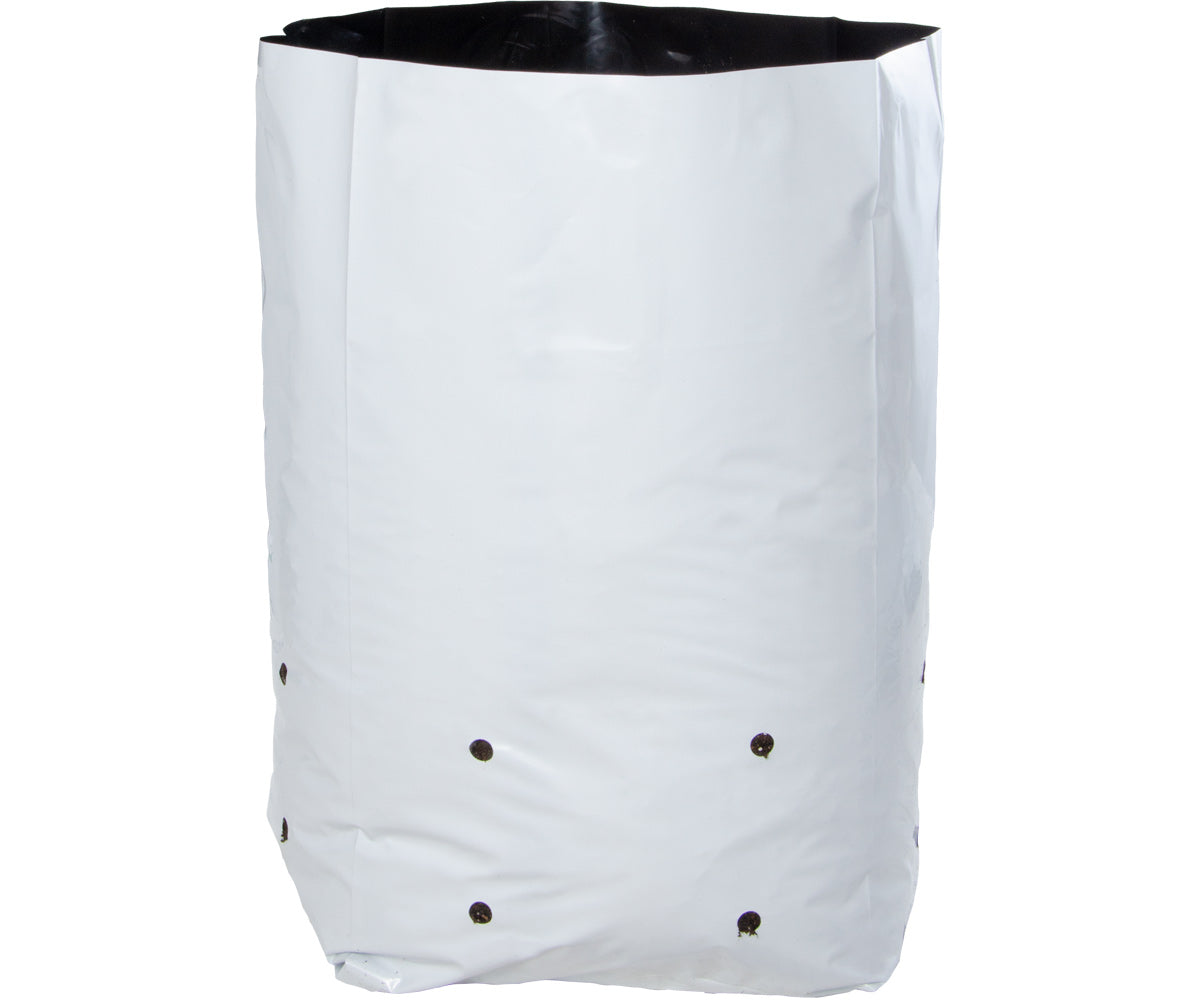 Hydrofarm Black & White Grow Bags - Hydrofarm Black & White Grow Bag, 5 gal (16 packs of 25)