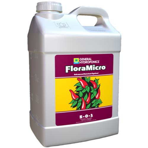 General Hydroponics® FloraMicro®  5 - 0 - 1 - GH Flora Micro 2.5 Gallon (2/Cs)