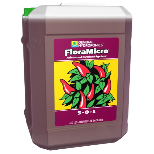 General Hydroponics® FloraMicro®  5 - 0 - 1 - GH Flora Micro 6 Gallon
