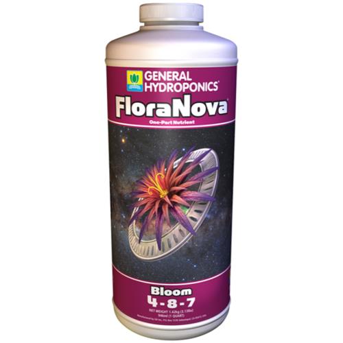 General Hydroponics® FloraNova Bloom® 4 - 8 - 7 - GH FloraNova Bloom Quart (12/Cs)