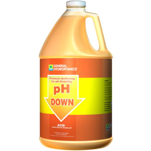 General Hydroponics® pH Down Liquid - GH pH Down Liquid Gallon (4/Cs)
