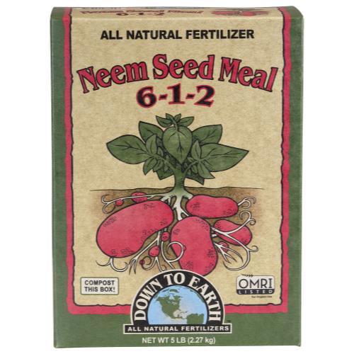 Down To Earth Neem Seed Meal  6 - 1 - 2 - Down To Earth Neem Seed Meal - 5 lb (6/Cs)