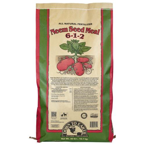 Down To Earth Neem Seed Meal  6 - 1 - 2