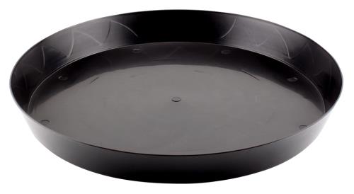 Gro Pro® Heavy-Duty Black Saucers - Gro Pro Heavy Duty Black Saucer - 16 in (35/Cs)