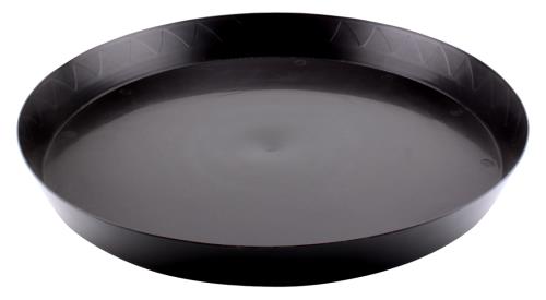 Gro Pro® Heavy-Duty Black Saucers - Gro Pro Heavy Duty Black Saucer - 18 in (35/Cs)