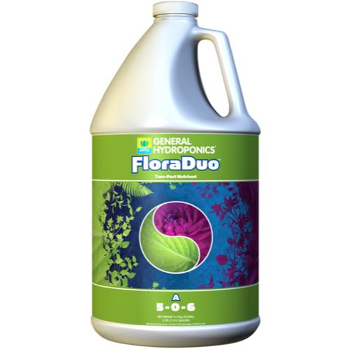 General Hydroponics® FloraDuo® Hydroponics A  5 - 0 - 6 - GH Flora Duo A Gallon (4/Cs)