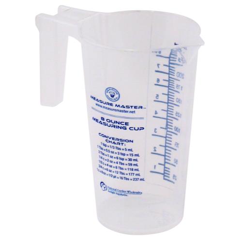 Measure Master® Graduated Round Containers - Measure Master Graduated Round Container 8 oz / 250 ml (40/Cs)