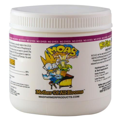 Mad Farmer MOAB (Mother Of All Blooms)  0 - 52 - 32 - Mad Farmer Mother Of All Bloom 250g (12/Cs)