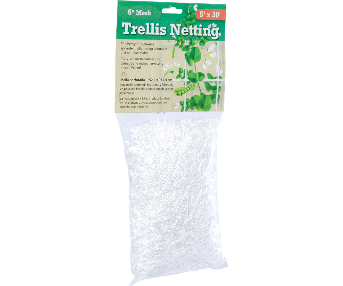 Trellis Netting - Trellis Netting 3.5" Mesh, woven, 5' x 15'