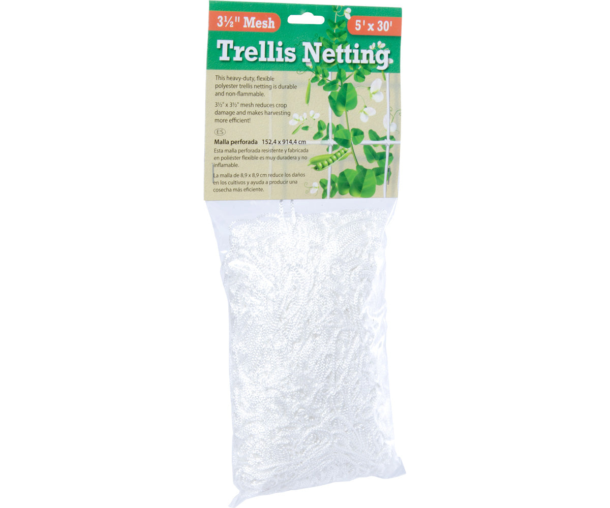 Trellis Netting - Trellis Netting 3.5" Mesh, woven, 5' x 30'