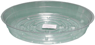 Clear Saucer - Clear Saucer, 6", pack of 25