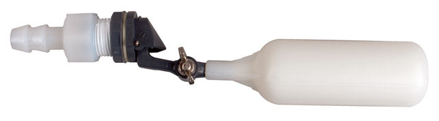 Hydrologic Float Valve, 1/2" Barb, Adjustable Water Level