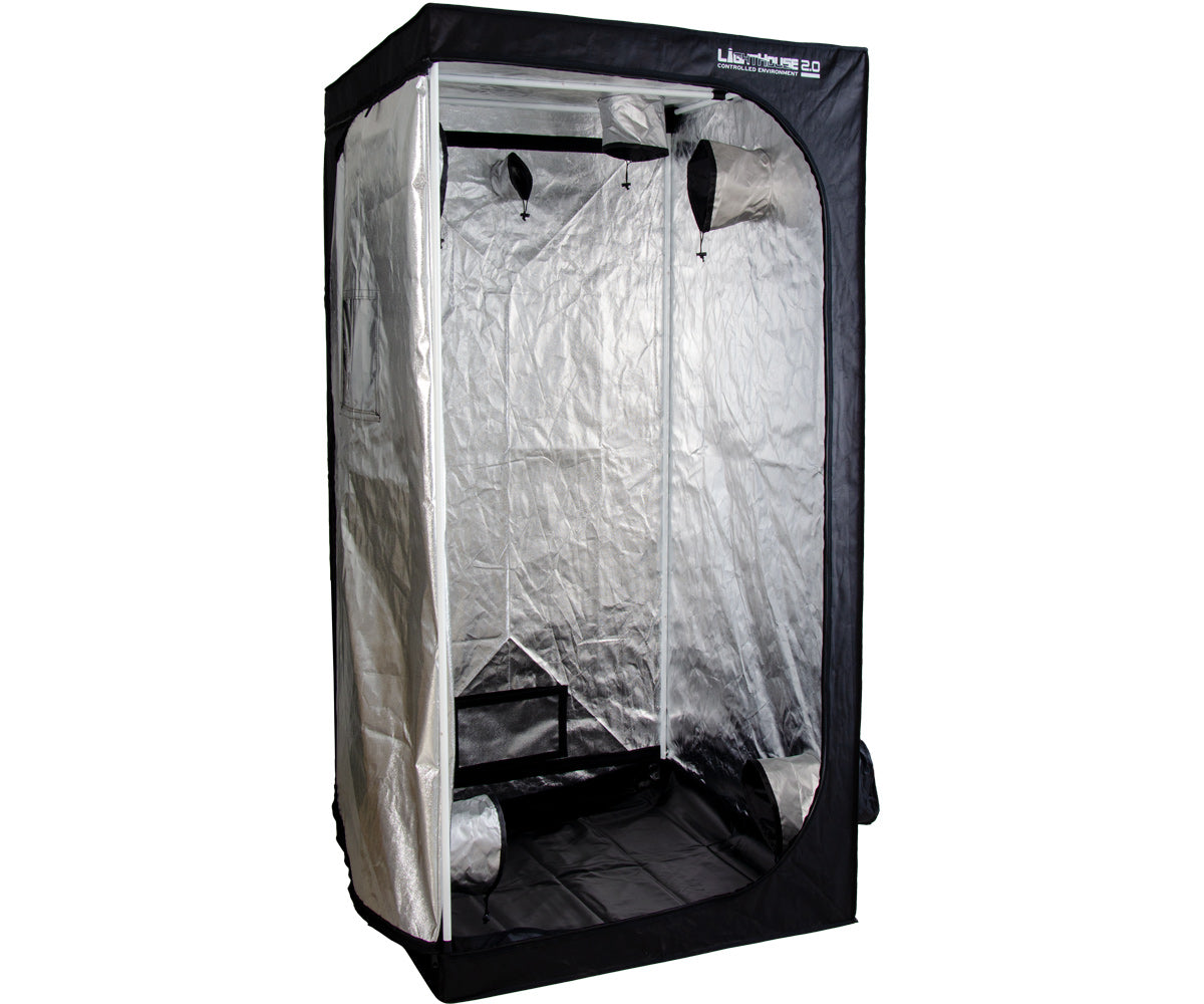 Lighthouse 2.0 - 6.5' Controlled Environment Tents - Lighthouse 2.0 - Controlled Environment Tent, 3' x 3' x 6.5'